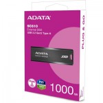 Огляд Накопичувач SSD USB 3.2 1TB SD610 ADATA (SC610-1000G-CBK/RD): характеристики, відгуки, ціни.