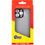 Огляд Чохол до мобільного телефона Dengos Matte iPhone 15 Pro Max (black) (DG-TPU-MATT-133): характеристики, відгуки, ціни.