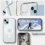 Огляд Чохол до мобільного телефона Spigen Apple iPhone 15 Ultra Hybrid MagFit White (ACS06802): характеристики, відгуки, ціни.