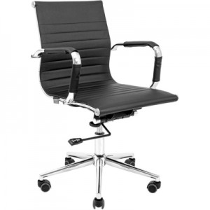 Огляд Офісне крісло Richman Балі ЛБ Хром DT (Deeptilt) Чорне (IM0000084): характеристики, відгуки, ціни.