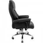 Огляд Офісне крісло Richman Конгрес Хром M-2 Широкий (Anyfix Wide) Шкіра Люкс Чорна (IM0000009): характеристики, відгуки, ціни.