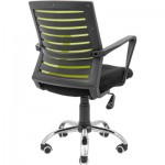 Огляд Офісне крісло Richman Флеш Ю Хром М-1 (Tilt) Сітка чорна + зелена (ADD0003067): характеристики, відгуки, ціни.