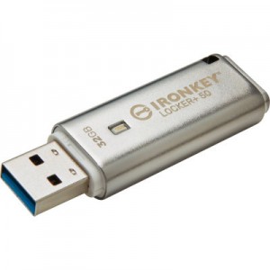 Огляд USB флеш накопичувач Kingston 32GB IronKey Locker Plus 50 AES Encrypted USB 3.2 (IKLP50/32GB): характеристики, відгуки, ціни.
