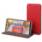 Огляд Чохол до мобільного телефона BeCover Exclusive Motorola Moto E22/E22i Burgundy Red (710241): характеристики, відгуки, ціни.