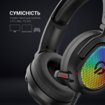 Огляд Навушники GamePro HS1300 RGB 7.1 Black (HS1300): характеристики, відгуки, ціни.