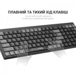 Огляд Клавіатура OfficePro SK985B Wireless/Bluetooth Black (SK985B): характеристики, відгуки, ціни.