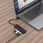 Огляд Концентратор Gembird 4 ports USB 3.1,USB-A, USB-C PD (UHB-U3P4P-02): характеристики, відгуки, ціни.