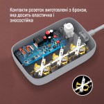 Огляд Мережевий фільтр живлення ColorWay CW-CHE34PDW 3 розетки/4USB (CW-CHE34PDW): характеристики, відгуки, ціни.