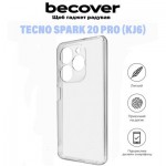Огляд Чохол до мобільного телефона BeCover Tecno Spark 20 Pro (KJ6) Transparancy (710907): характеристики, відгуки, ціни.