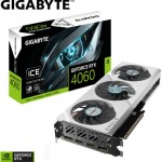 Огляд Відеокарта GIGABYTE GeForce RTX4060 8Gb EAGLE OC ICE (GV-N4060EAGLEOC ICE-8GD): характеристики, відгуки, ціни.