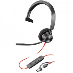 Навушники Poly Blackwire 3310-M USB-A/C (8X216AA)
