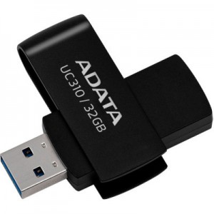 USB флеш накопичувач ADATA 32GB UC310 Black USB 3.0 (UC310-32G-RBK)