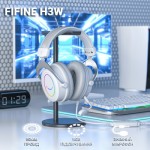 Огляд Навушники Fifine H3 RGB White (H3W): характеристики, відгуки, ціни.