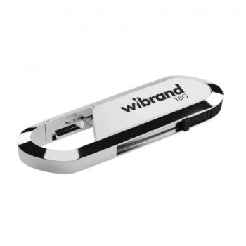 USB флеш накопичувач Wibrand 16GB Aligator White USB 2.0 (WI2.0/AL16U7W)