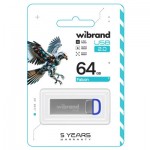Огляд USB флеш накопичувач Wibrand 64GB Falcon Silver-Blue USB 2.0 (WI2.0/FA64U7U): характеристики, відгуки, ціни.