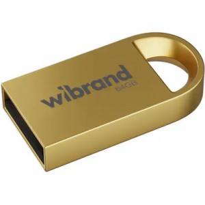 USB флеш накопичувач Wibrand 64GB lynx Gold USB 2.0 (WI2.0/LY64M2G)