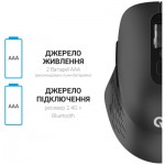 Огляд Мишка OfficePro M230B Silent Click Wireless/Bluetooth Black (M230B): характеристики, відгуки, ціни.