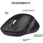 Огляд Мишка OfficePro M230B Silent Click Wireless/Bluetooth Black (M230B): характеристики, відгуки, ціни.