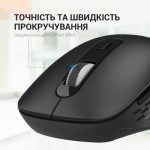 Огляд Мишка OfficePro M230B Silent Click Wireless/Bluetooth Black (M230B): характеристики, відгуки, ціни.