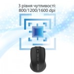 Огляд Мишка Promate Clix-8 Wireless Black (clix-8.black): характеристики, відгуки, ціни.