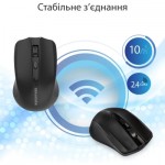 Огляд Мишка Promate Clix-8 Wireless Black (clix-8.black): характеристики, відгуки, ціни.