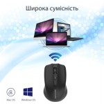 Огляд Мишка Promate Clix-8 Wireless Black (clix-8.black): характеристики, відгуки, ціни.