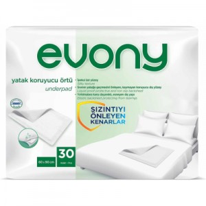 Огляд Пелюшки для малюків Evony 60 х 90 30 шт (8690536804368): характеристики, відгуки, ціни.