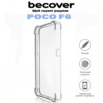 Огляд Чохол до мобільного телефона BeCover Anti-Shock Poco F6 Clear (710849): характеристики, відгуки, ціни.