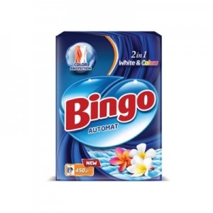 Огляд Пральний порошок Bingo Whites & Colors 450 г (8690536920020): характеристики, відгуки, ціни.