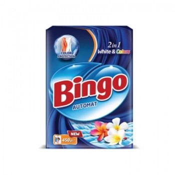 Пральний порошок Bingo Whites & Colors 450 г (8690536920020)