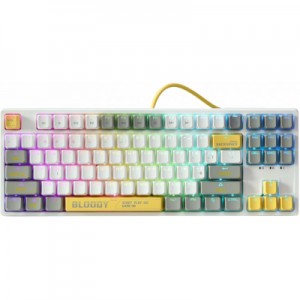 Огляд Клавіатура A4Tech Bloody S87 RGB BLMS TKL USB Energy White (4711421993708): характеристики, відгуки, ціни.