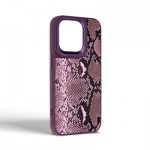Огляд Чохол до мобільного телефона Harder Genuine Snake Apple iPhone 15 Pro Dark Purple (ARM76782): характеристики, відгуки, ціни.