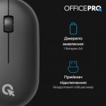 Огляд Мишка OfficePro M185B Silent Click Wireless Black (M185B): характеристики, відгуки, ціни.