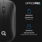 Огляд Мишка OfficePro M225B Silent Click Wireless Black (M225B): характеристики, відгуки, ціни.