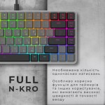 Огляд Клавіатура GamePro MK141R Red Swich Low Profile RGB USB Dark Gray (MK141R): характеристики, відгуки, ціни.