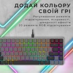 Огляд Клавіатура GamePro MK141R Red Swich Low Profile RGB USB Dark Gray (MK141R): характеристики, відгуки, ціни.