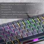 Огляд Клавіатура GamePro MK141R Red Swich Low Profile RGB USB Dark Gray (MK141R): характеристики, відгуки, ціни.