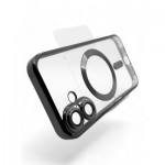 Огляд Чохол до мобільного телефона BeCover TPU Chrome Case (MagSafe) для Apple iPhone 16 Black (712070): характеристики, відгуки, ціни.