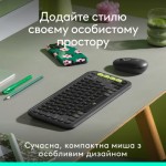 Огляд Мишка Logitech POP Mouse With Emoji Bluetooth Graphite (910-007412): характеристики, відгуки, ціни.