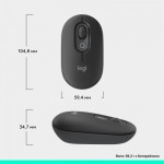 Огляд Мишка Logitech POP Mouse With Emoji Bluetooth Graphite (910-007412): характеристики, відгуки, ціни.