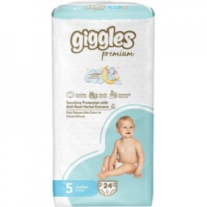 Підгузки Giggles Premium 5 Junior 11-25 кг 24 шт (8680131206919)