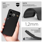 Огляд Чохол до мобільного телефона Armorstandart Matte Slim Fit Tecno Pova 6 Neo (LI6) Camera cover Black (ARM78192): характеристики, відгуки, ціни.