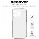 Огляд Чохол до мобільного телефона BeCover Apple iPhone 16 Pro Max Transparancy (712281): характеристики, відгуки, ціни.
