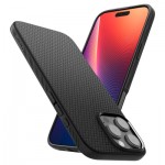 Огляд Чохол до мобільного телефона Spigen iPhone 16 Pro Liquid Air Matte Black (ACS08117): характеристики, відгуки, ціни.
