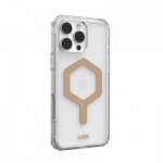 Огляд Чохол до мобільного телефона UAG iPhone 16 Pro Max Plyo Magsafe Ice/Gold (114481114381): характеристики, відгуки, ціни.