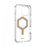 Огляд Чохол до мобільного телефона UAG iPhone 16 Pro Max Plyo Magsafe Ice/Gold (114481114381): характеристики, відгуки, ціни.