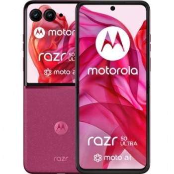 Мобільний телефон Motorola Razr 50 Ultra 12/512GB Hot Pink (PB1T0103RS)