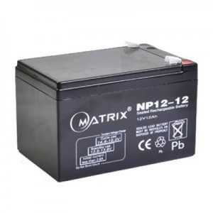 Огляд Батарея до ДБЖ Matrix 12V 12AH (NP12_12): характеристики, відгуки, ціни.