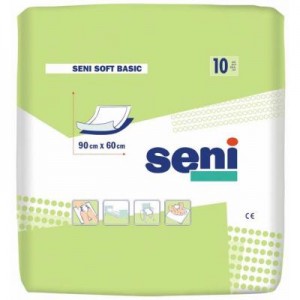 Огляд Пелюшки для малюків Seni Soft Basic 90х60 см 10 шт (5900516692469): характеристики, відгуки, ціни.