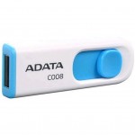 Огляд USB флеш накопичувач ADATA 64GB C008 White+Blue USB 2.0 (AC008-64G-RWE): характеристики, відгуки, ціни.